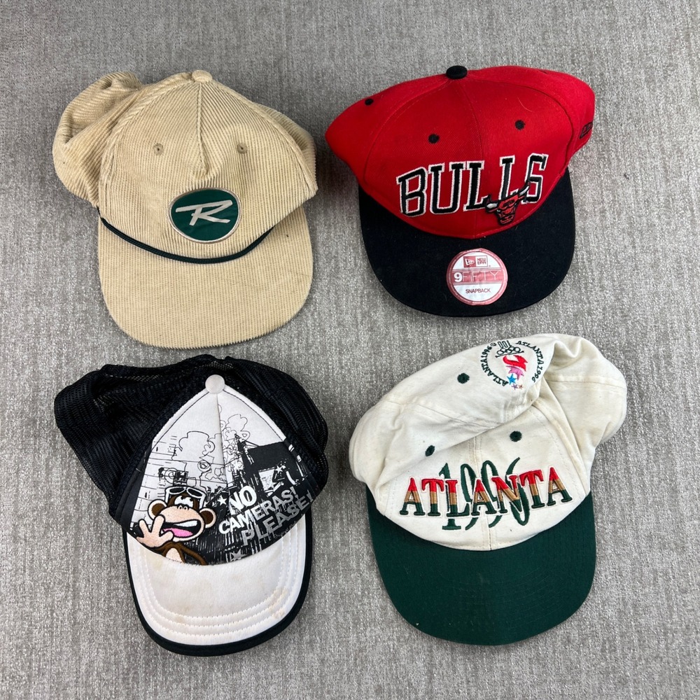 16 pc Mixed Brand Hat Lot Men OS Multi Vintage Carhartt Nike Bulls Vans Bundle - Picture 6 of 9